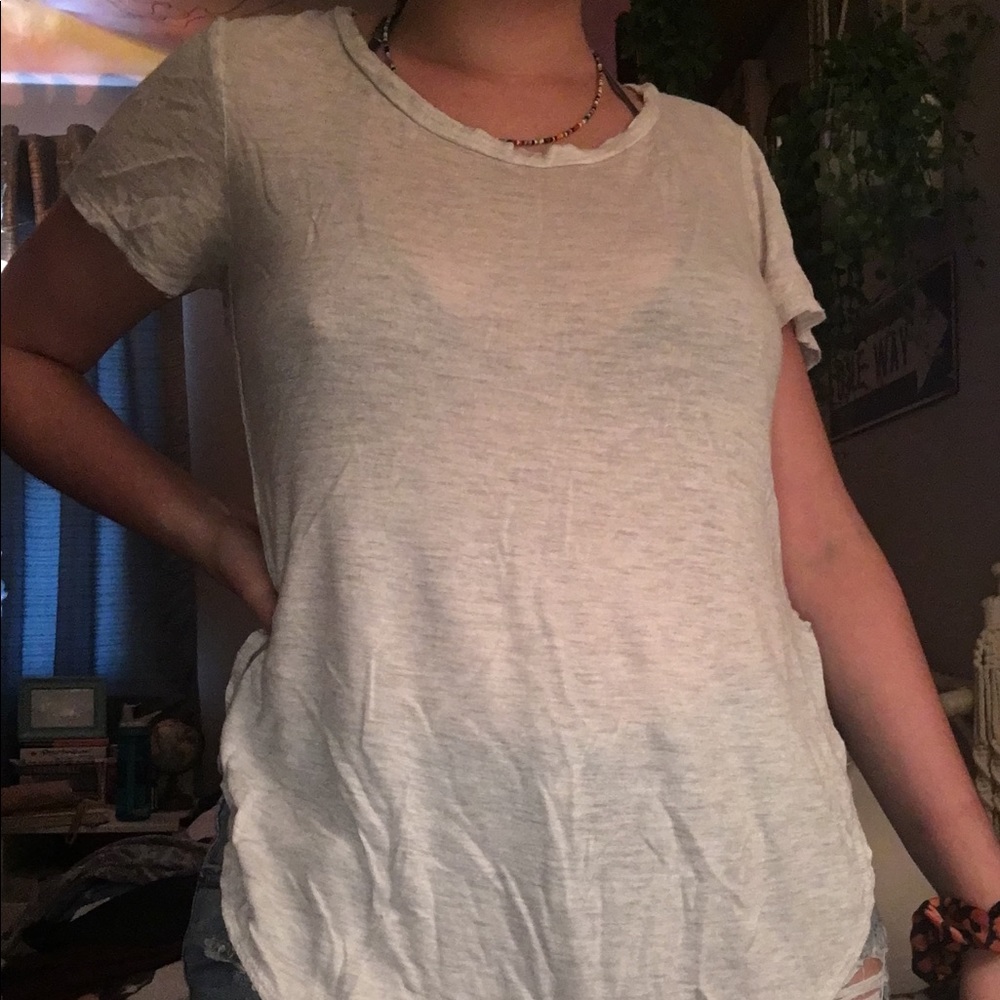 Basic White/Grey Tee